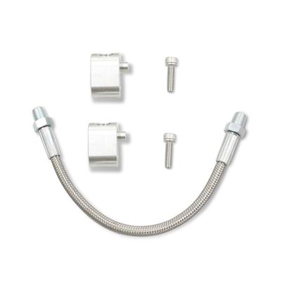 LS Engine 3Bolt DBC DBW Gen 3 Throttle Body Bypass Aluminum Braided Hose Kit Coolant Crossover