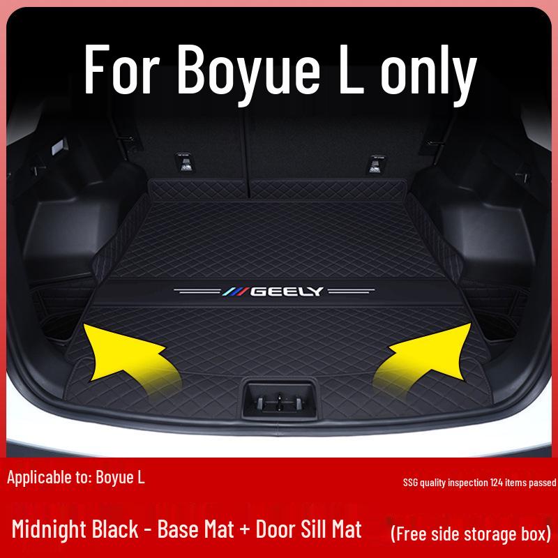 Geely Boyue L 2024 Trunk Mat - Full Coverage Tail Box Interior Decor Fán