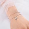 Cazador Stainless Steel Spiral Swirl Maze Charm Bracelet Double Layer Beads Chain Bracelets for Women Jewelry Gift 2026 New