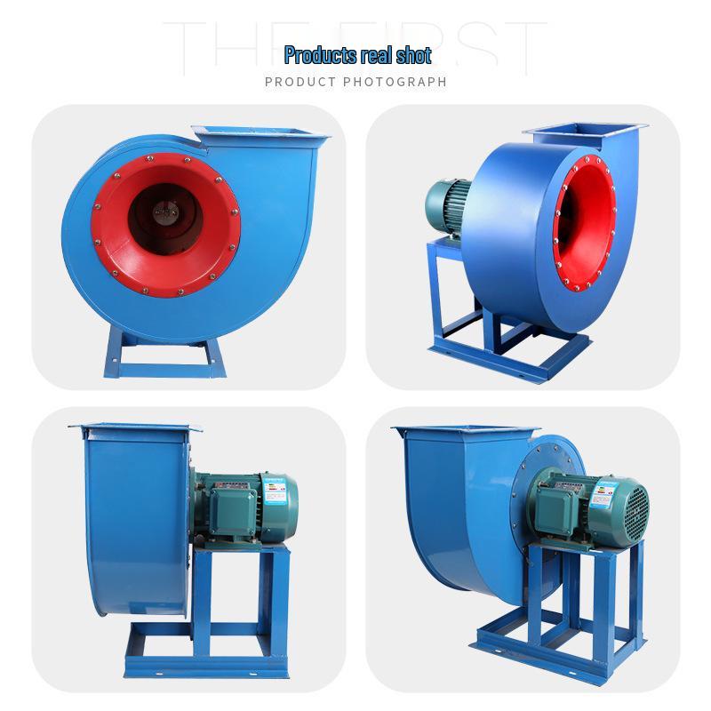 4-72 Silent Industrial Centrifugal Fan for Dust Removal, Ventilation, Paint Booths, Boilers & High Temp Applications
