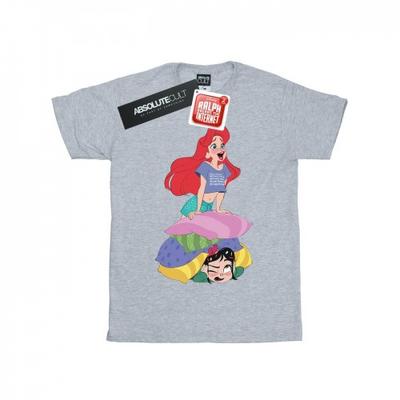 Erkek Wreck It Ralph Ariel Ve Vanellope Tişörtü