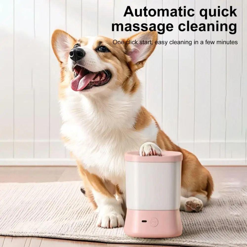 Intelligent Cleaning Electric Paw Cleaner Removable Design Pet Foot Washing Cup  Paw Cleaning