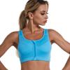 Reggiseno Sportivo Senza Ferretto con Zip Frontale, Resistente agli Urti, ad Alto Supporto, per Donna