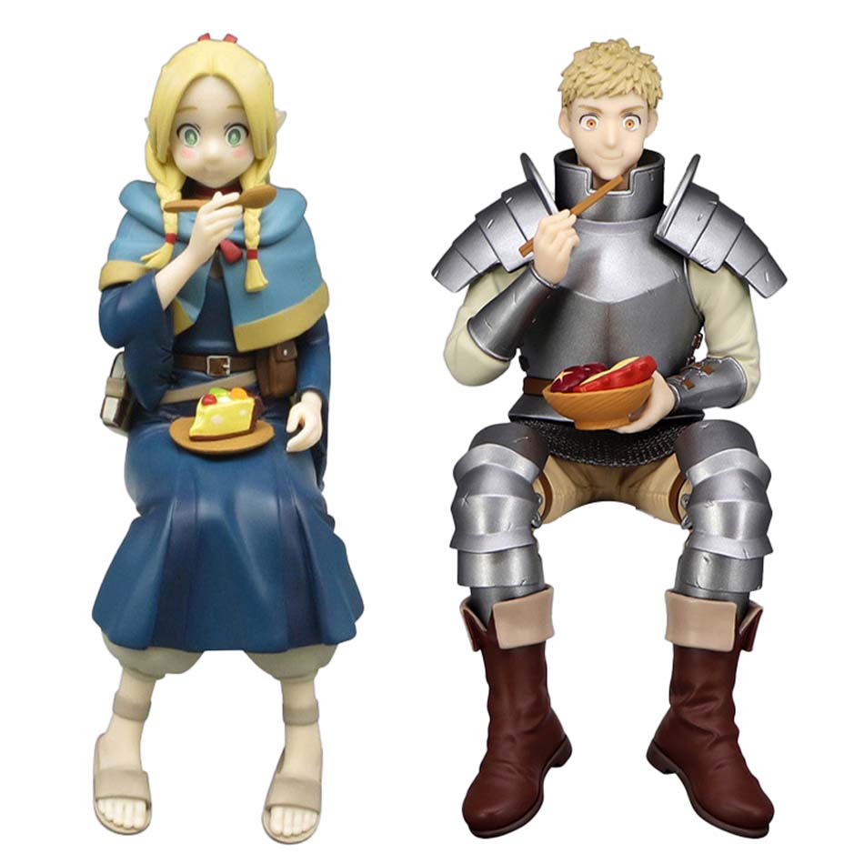 Delicious In The Dungeon Marcil Donato Anime Girl Statue Dungeon Food Leo Stouten Action Figure Model Sitting Doll Toy Gift
