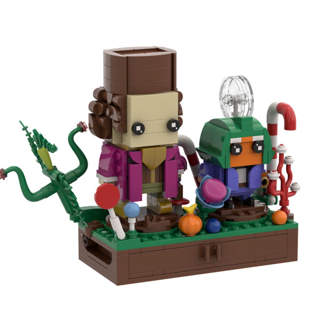 

BlockMasters Chocolate Maker Building Blocks Set, Chocolate Working Building Toys, Collection Gift for Movie Fans,Kids and Adult світло-сірого кольору