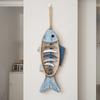 Mediterranean Style Fish Shaped Small Pendant - Wall Decoration, Living Room Children's Room Background Foyer Hanging Decoration