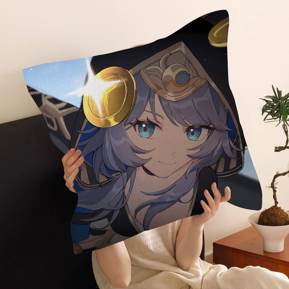 game Honkai Star Rail Cipher Pillow Cushion Cover Pillowcase Living Room Sofa Home Decor Customized