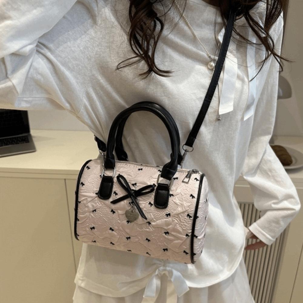Korean Bow Pillow Bag Small Women's Handbags Fashion Bow Crossbody Bag  Girls