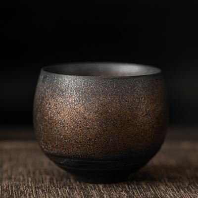 Teaware Japanese Stoneware Tea Cup Ancient Style 80ml Master Cup Retro Handmade Coffee Mug Matcha