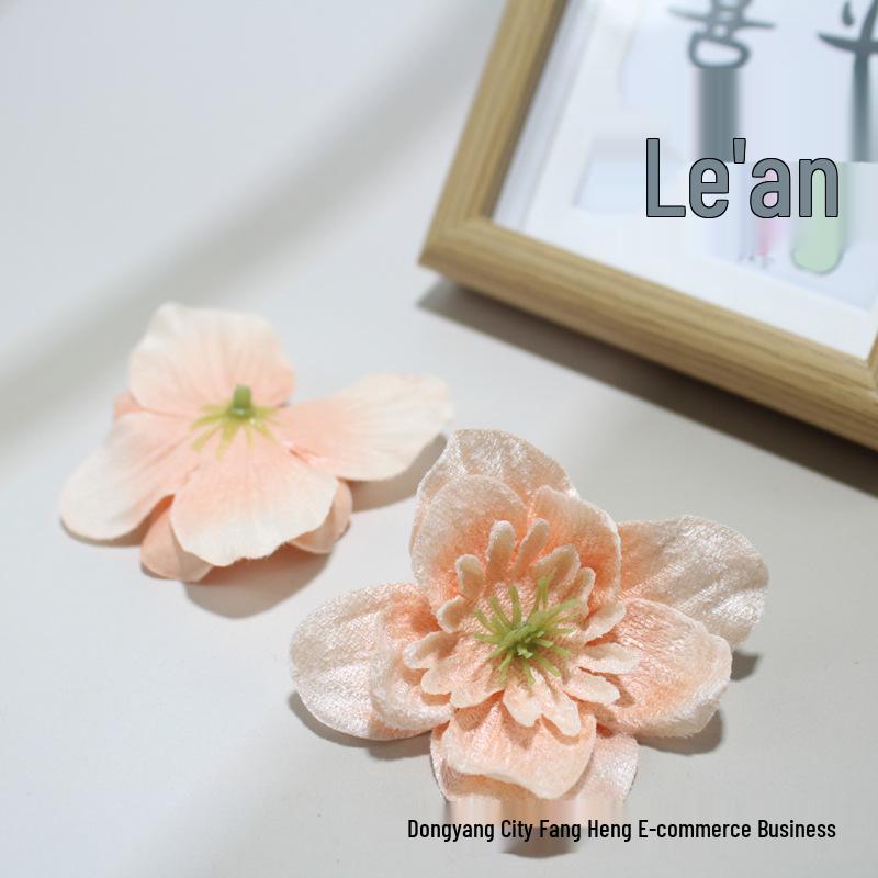 Golden Thread Flying Swallow Fabric Flowers for DIY Home, Cake Décor & Hair Accessories