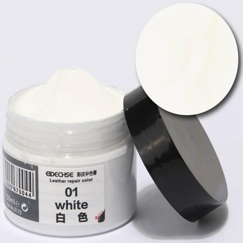 

50 мл автомобильная кожаная краска средство для ухода за сиденьями для кожи авто ремонтное средство для обуви диван пальто отверстия царапины трещины 20 цветов 50 ML