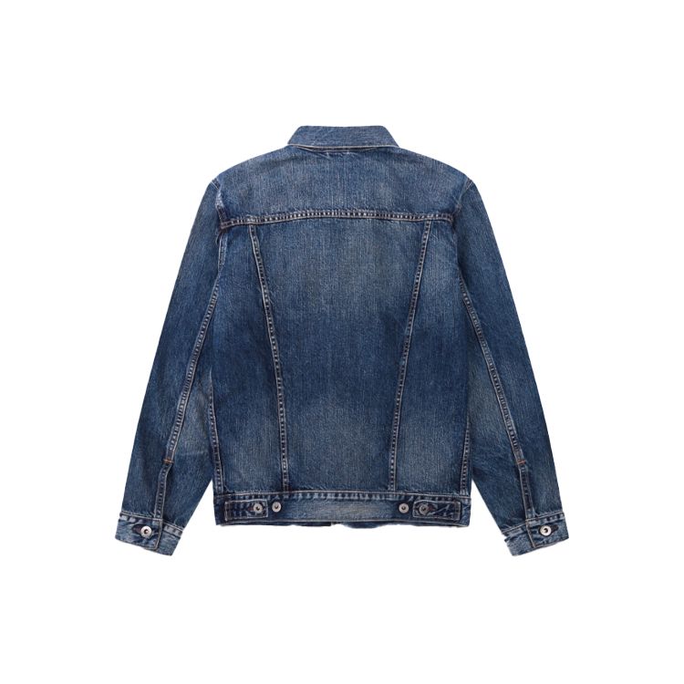 Levis Distressed Denim Jacket Men Outerwear Denim-Blue 67485-0012