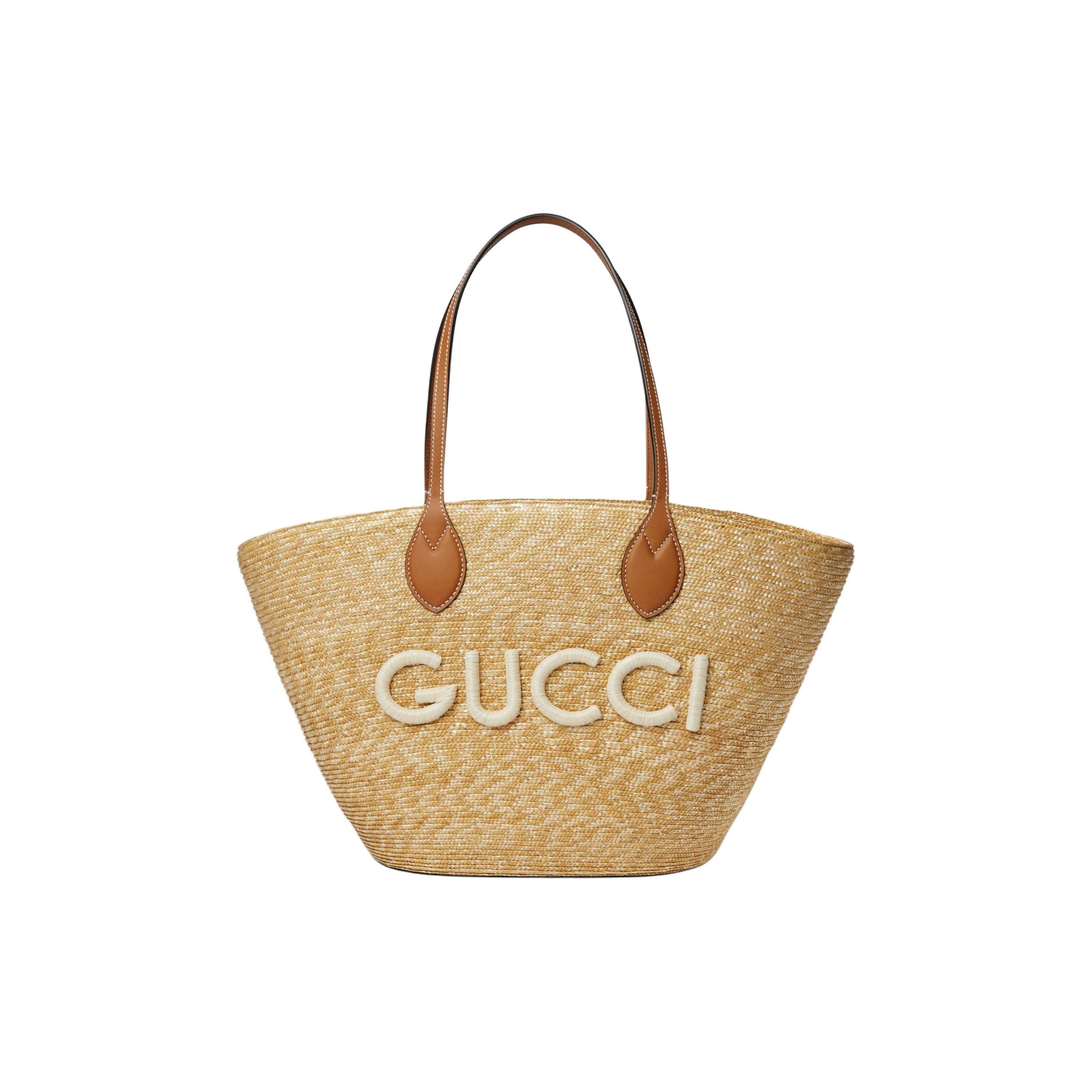 

Сумка-тоут Gucci з нашивкою-логотипом, відкрита, жіноча, світло-коричнева 779530-9AAE9-9541 Basic Set (Bag+Dust Bag)