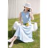 Mocana Women's Elegant French Sleeveless Dress