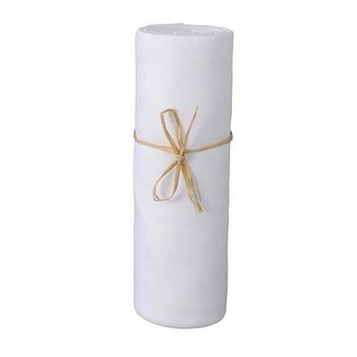 Fitted Sheet for Baby Bed 60 X 120 Cm / 100% Cotton / 57 Threads/cm² - White