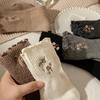 1/6 Pairs Cute Stocking Women'S Lace Bow Short Socks Summer Thin Sweat Absorbing Breathable Casual And Comfortable Socks