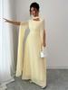 Autumn Formal Puff Sleeve Cardigan Dress - Luxurious Princess Style