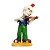 Rock Skeleton Figurine Skeleton Band Saxophonist Decoration Skeleton Guitarist Singer Statue Halloween Desktop Ornament for Mantel Shelf