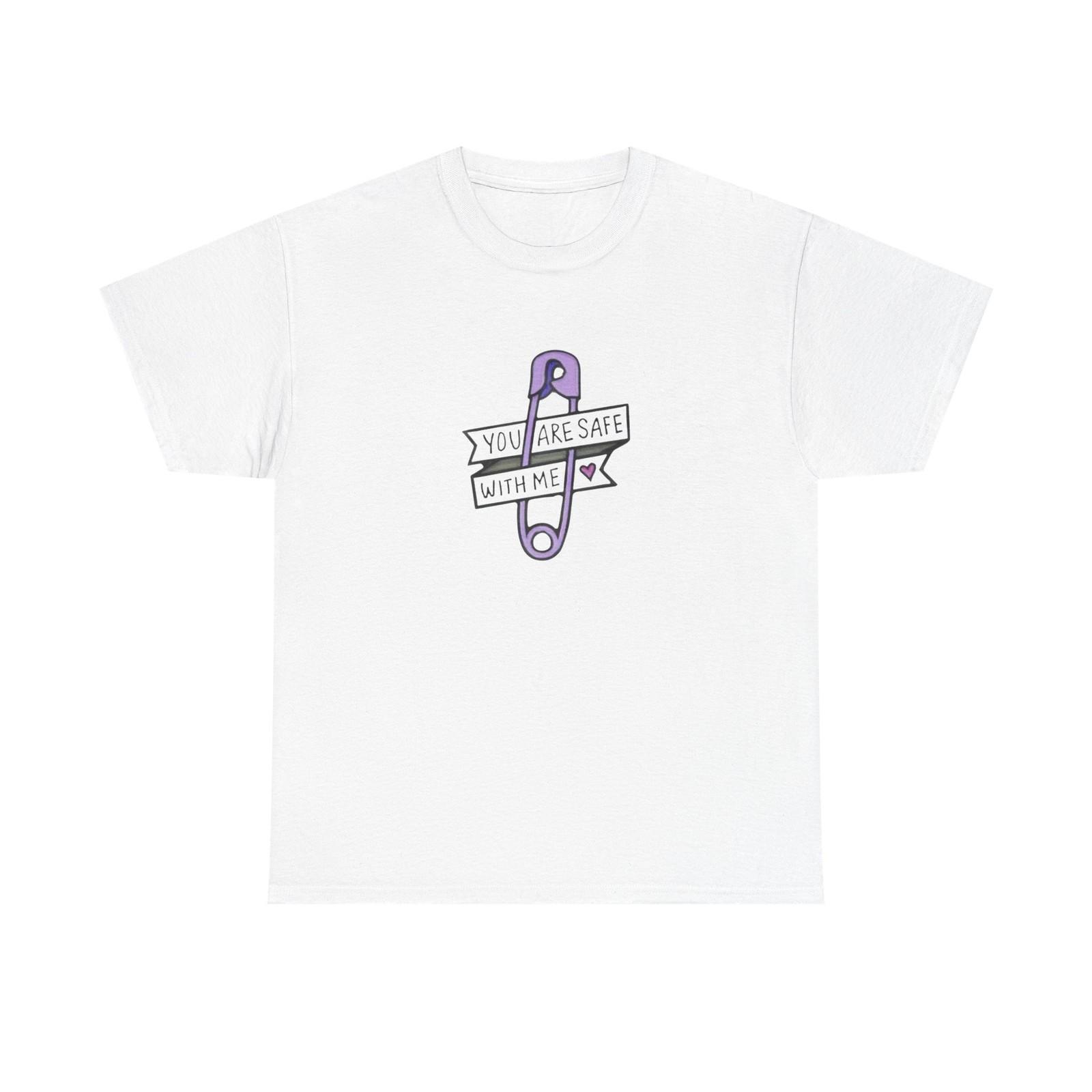 

Safe With Me Graphic T Shirt Mens Womens Tees Top Unisex Heavy Cotton Tee Gift 4XL