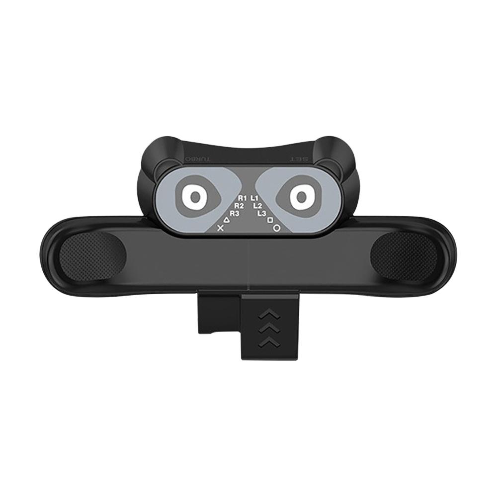 

Новая насадка с задними кнопками для контроллера - Функция турбо и улучшенные задние кнопки Легкая установка Аксессуар для геймпада для PS4-гейминга чёрный