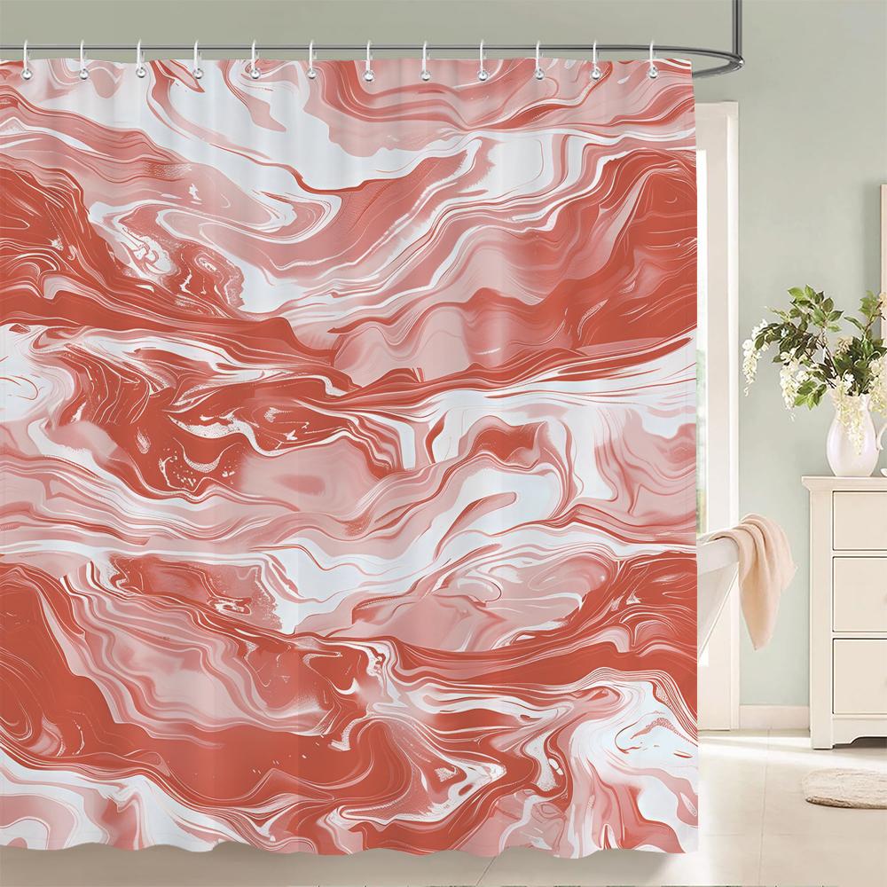 1 pack Modern minimalist style pattern polyester material shower curtain bathroom partition curtain home decorative curtain