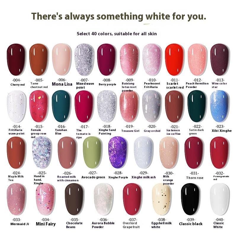 HOHOROSE Oja nouă pe bază de apă Uscare rapidă Fără coacere Lacrimă Albire Nail Art