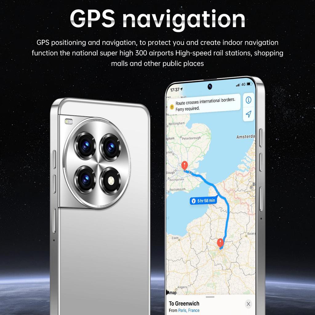 Top-Selling S12 Plus 7.3-Inch Android Mobile Phone, 16GB+1TB Storage