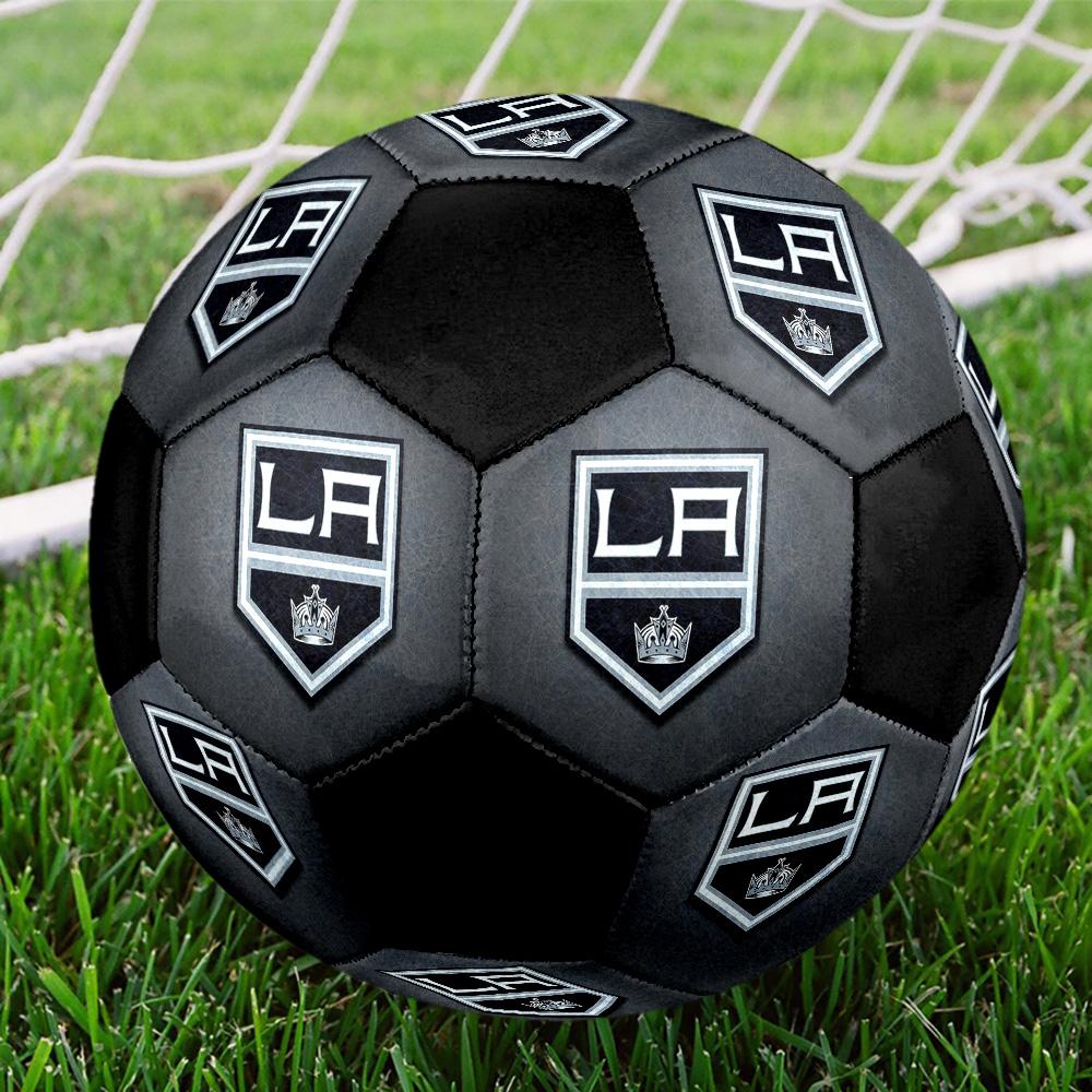 Los Angeles Kings Soccer Ball Colorful All Ages Machine Stitched PVC Competition Ready Durable High-Bounce.SIZE5