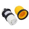 Locking Connector 30A Safety Insulated Twist Lock Plug Connector Power Cord Cover for RV