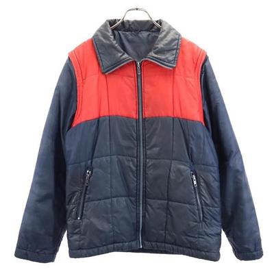 Made In Italy 2way Batting Jacket 46 Navy X Red Best Men's Used