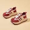 Thick-soled Height-increasing Forrest Gump Shoes Women's 2026 New Fashionable Versatile Letter Casual Shoes Lightweight Sports Dad Shoes Board Shoes