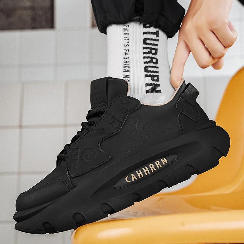 Neue Herren-Sneaker Leicht und Atmungsaktiv Laufschuhe Erhöhte Höhe Dicke Sohle Freizeitschuhe Für Herren