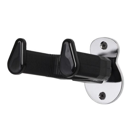 Kytarový nástěnný věšák s automatickým zamykáním, kovový hák Příslušenství pro kytaru pro akustickou elektrickou kytaru Baskytara Banjo Mandolína