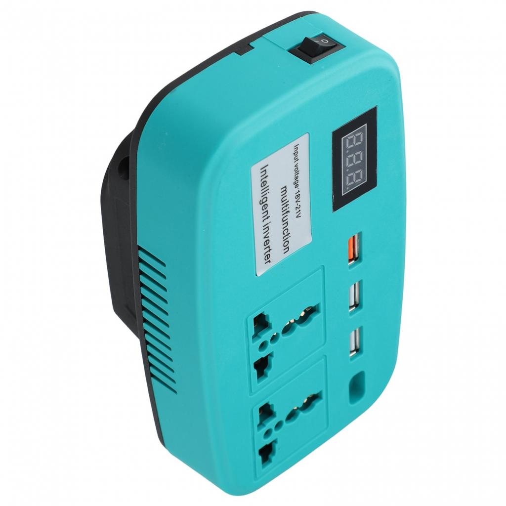 1821V Inversor Conversor de Bateria Inteligente para Dispositivos de 21V a 220V