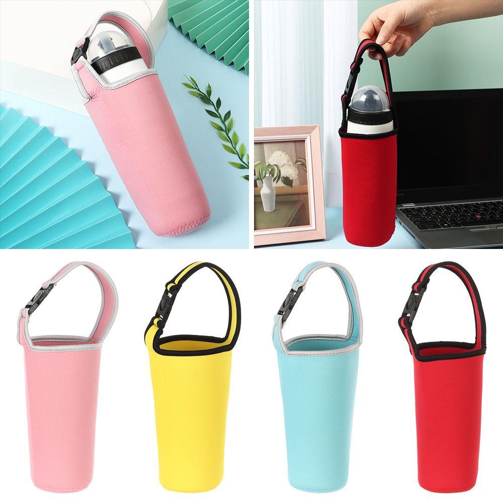 900ml/30oz Bunter Anti-Heiß-Becherhalter Öko-freundliche Getränketasche Wasserbecher Flaschenhalter Tumbler-Träger Tassen-Zubehör