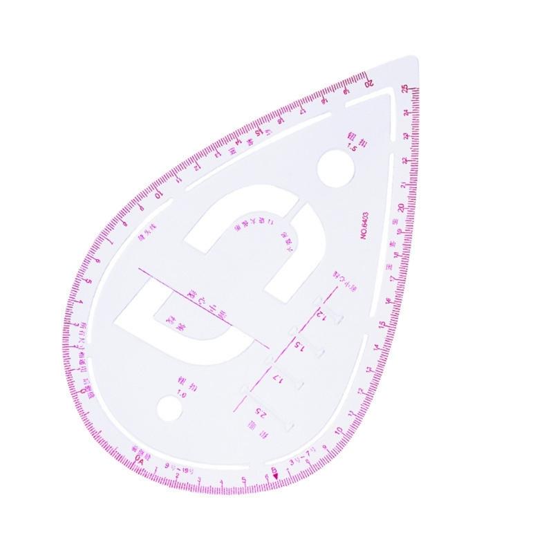French Curved Ruler Multifunctional Patchwork Ruler Measure Ruler Dressmaking Drawing Template Tool Craft Sewing Tool