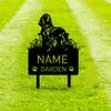 Metal Garden Stake Personalized Dog Memorial Gift Custom Grave Marker Remembrance Decor Sympathy