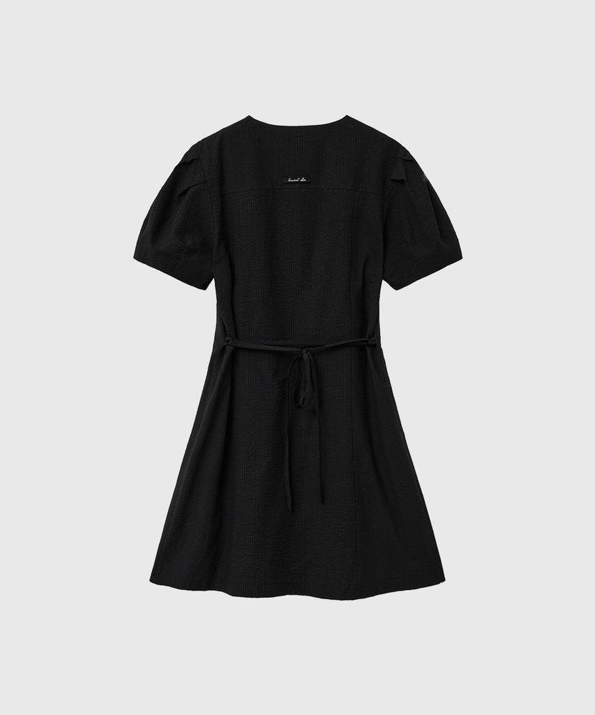 GENERALIDEA Voluminous Mini Dress [Black] / Gf2Lop511