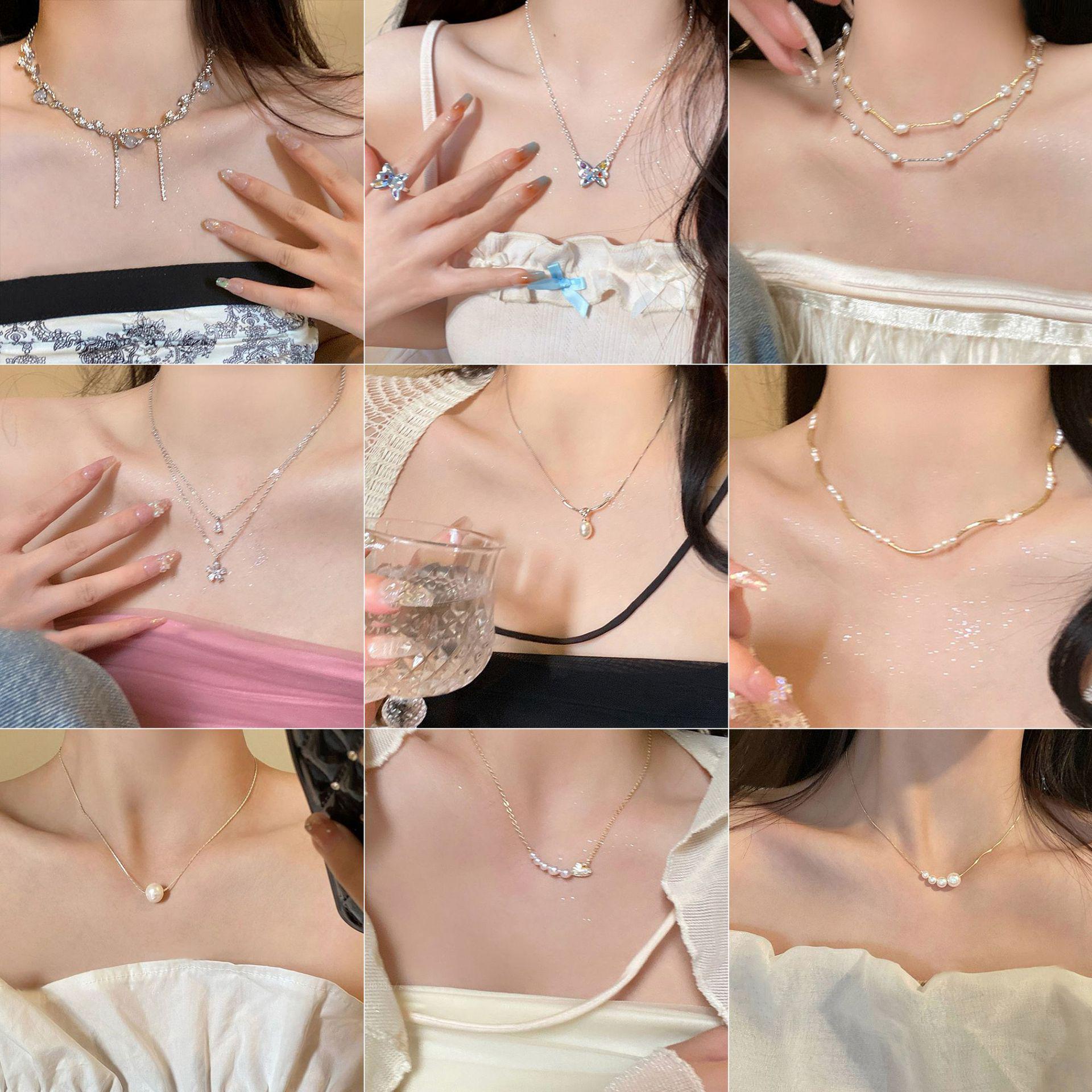 

2023 Summer Luxury Pearl Choker - Gold-Plated Clavicle Necklace for Women