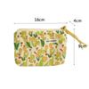 New Cartoon Square Cosmetic Bag Small Flower Storage Pouch Zipper Sanitary Napkins Makeup Bags Women