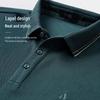 FIRS Men's Silk-Blend Long-Sleeve Polo Shirt