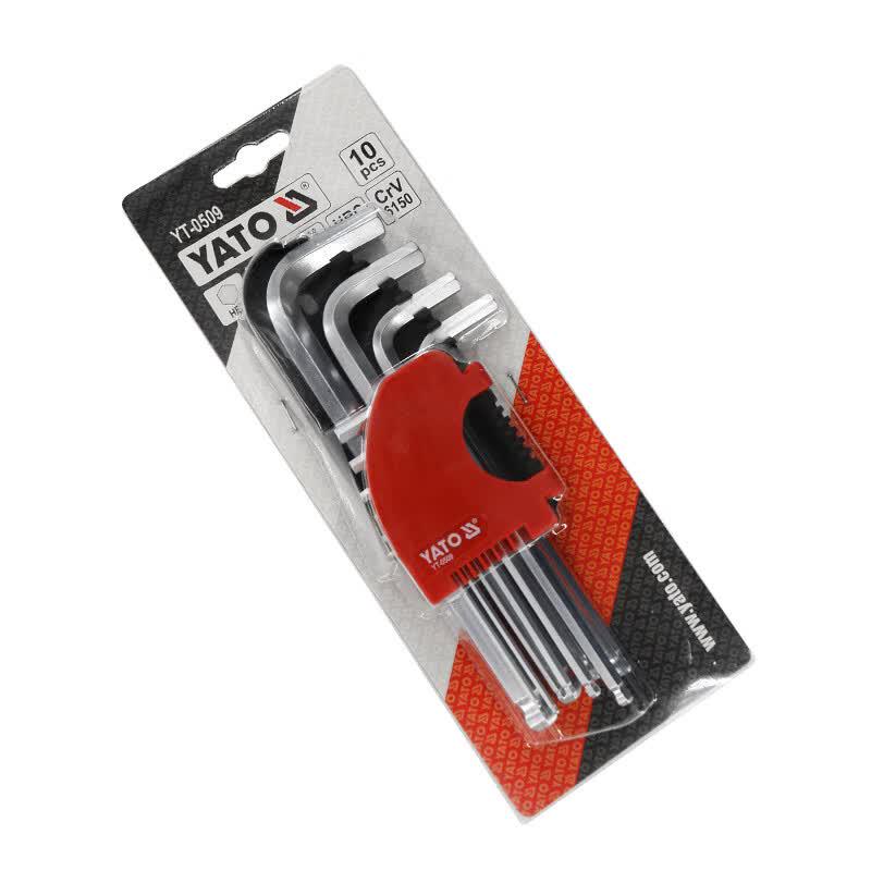 YATO Extended Ball End Hex Key Set
