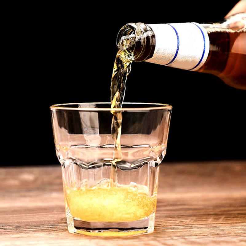 Pahar de whisky cu fund gros, 145ml/240ml, transparent, Espresso, pahar clasic de brandy, pahar de vin rafinat, pahar de bar pentru petrecere