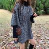 IELGY T-shirt da donna Stampa leopardata Top Lunghezza media Stile Harajuku Largo Maniche corte Base Moda casual