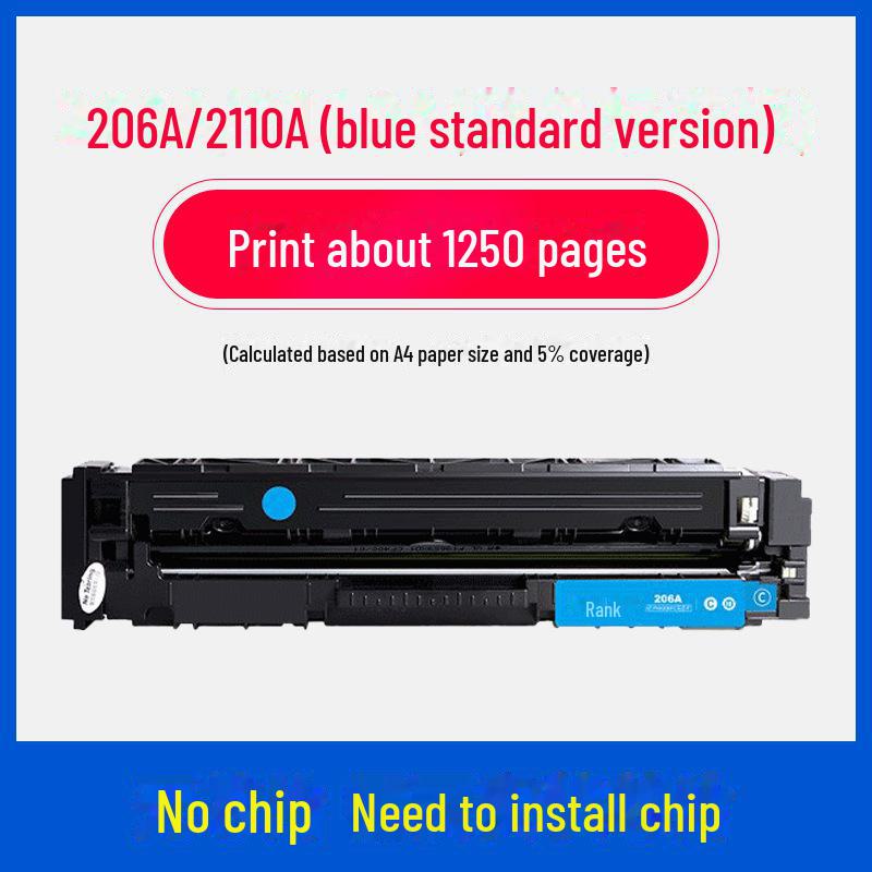 Gezhige 206a Toner Cartridge for HP: Compatible with M283fdw, M255dw, M255nw, M282nw, M283n Models.