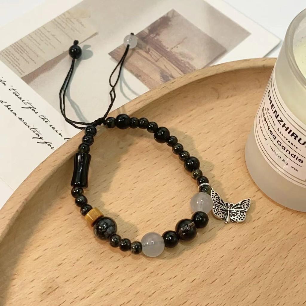 Bracelet Stylish Butterfly Womens Geometric Alloy Jewelry Modern Cold Style 2024 Spring