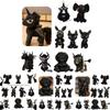 Xunkun Dark Animal Plush Toy With Five-pointed Star Elephant And Rabbit