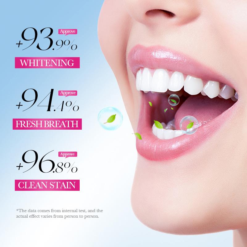 Cherry Blossom Mint Whitening Toothpaste SADOER Clean Teeth Oral Toothpaste