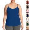 Women's Fashion Round Neck Plus Size Strapless Sleeveless Casual Top