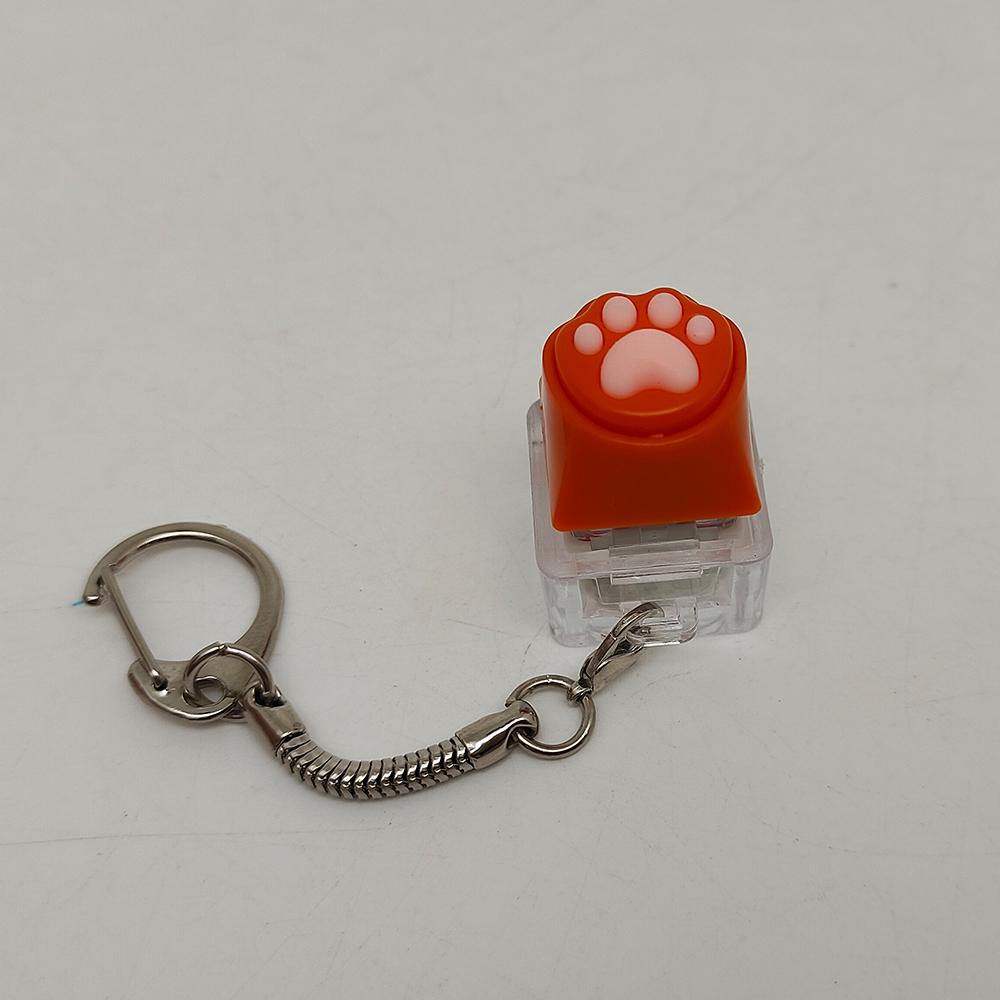 

Popular Cute Cat Claw Key Chain Key Ring Fingertip Relaxation Stress Plaything Keycap Tester Back Bag Pendant Festival Couples Gift